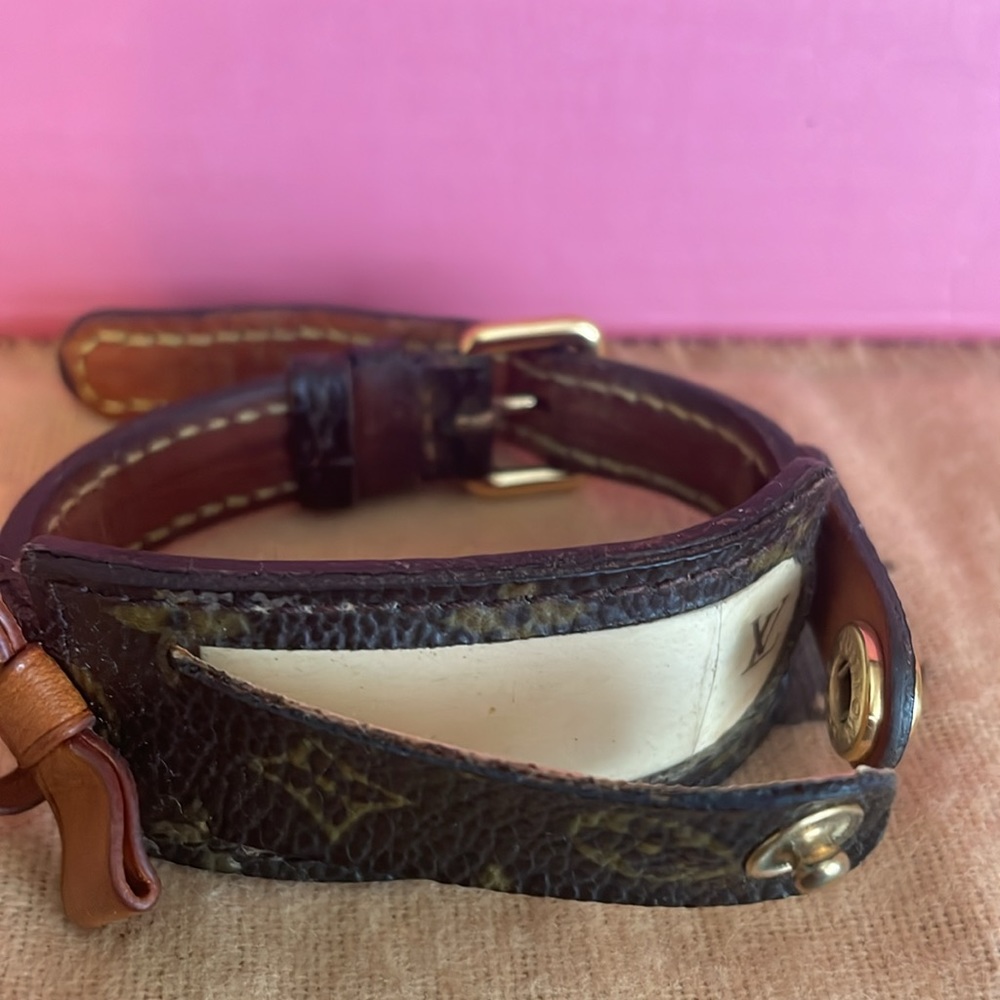Louis Vuitton Monogram Canvas Bow Address ID Bracelet - Picture 8 of 15